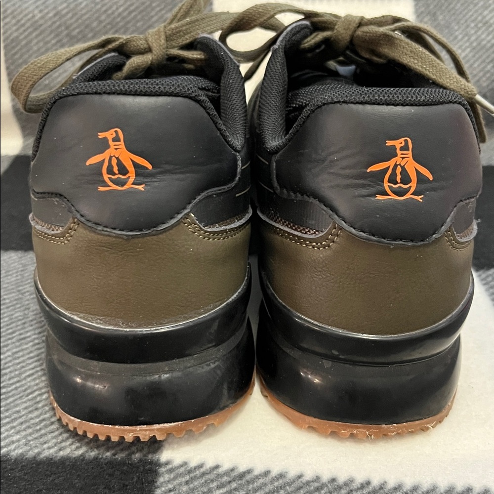 Original Penguin Munsingwear Aiden Olive Casual Lace-Up Sneaker Sz 11 - Picture 6 of 11